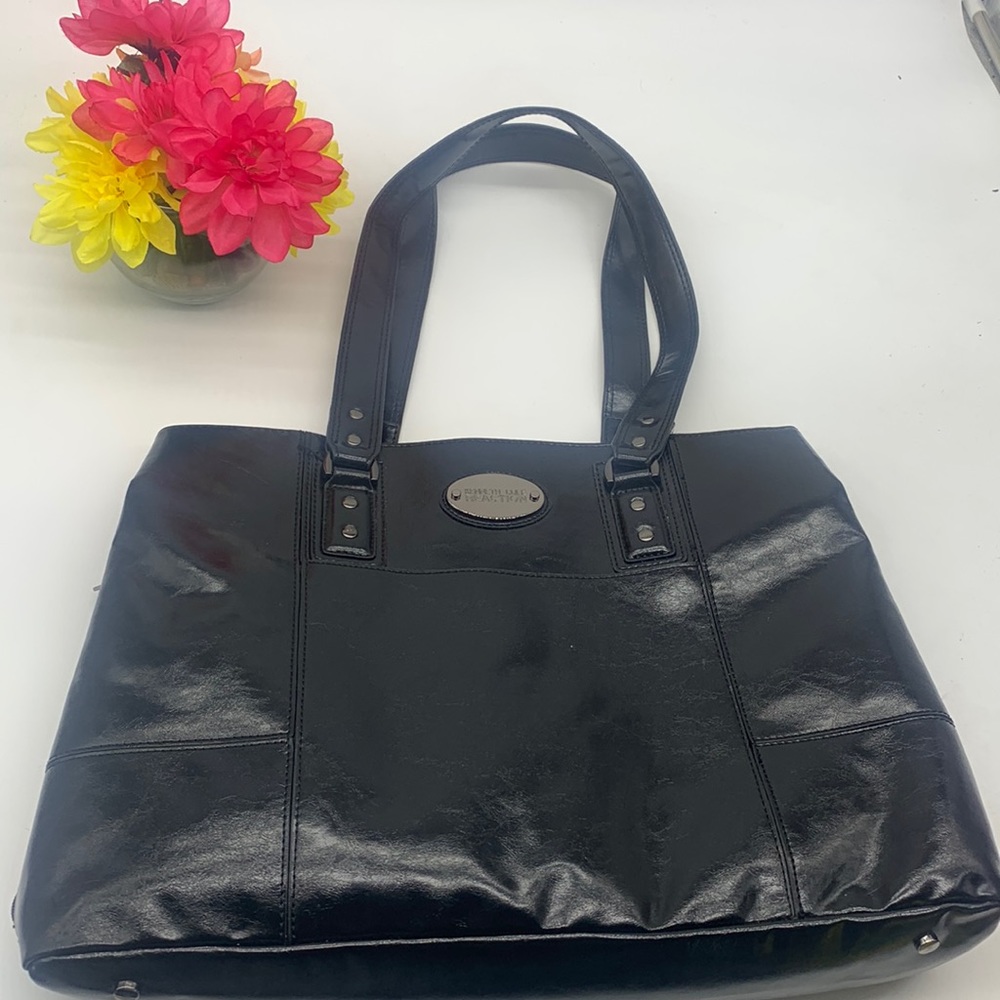 Kenneth Cole Reaction computer Tote Bag style 9959-52bk TRIPLE GUSSET 15.4".